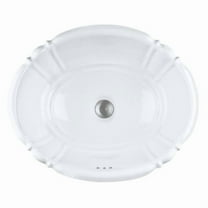 proflo pf1125wh 17-1/4" self rimming bathroom sink