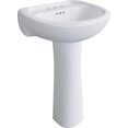PROFLO PF5004 Lisbon Valley 201/4" Oval Vitreous China Pedestal