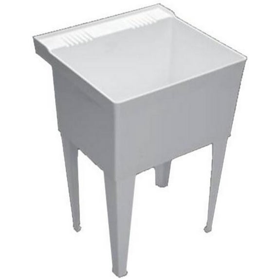 PROFLO PFLT2123 White SMC 23in Single Basin Free Standing Sink