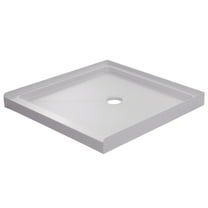 PROFLO Pfsba4848 Hammond White, 48" X 48", Square Shower Base