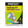 PROFOOT Pain Relief Patches for Foot and Heel Pain, 6 Count
