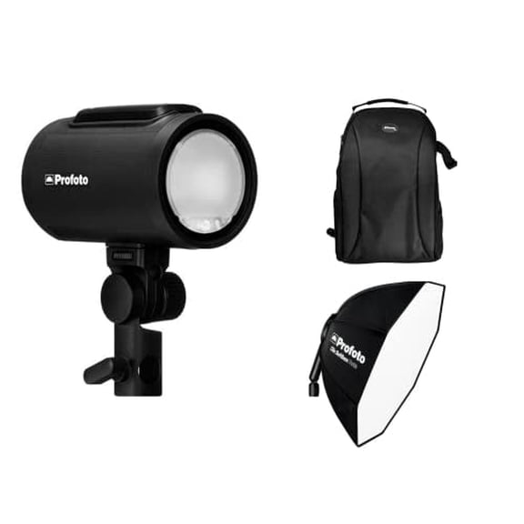PROFOTO A2 Flash Head with Profoto Clic Softbox Octa and Ultimaxx Camera Backpack