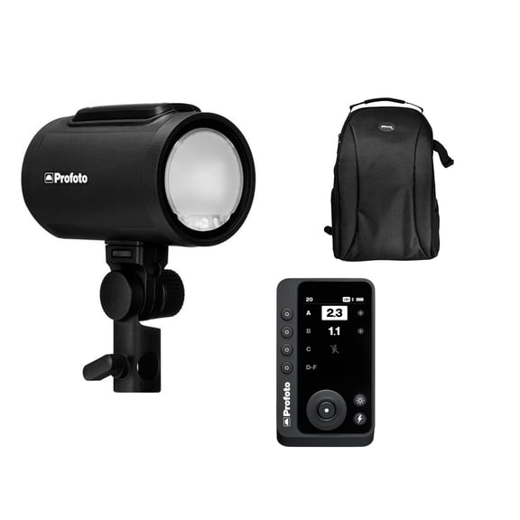 PROFOTO A2 Flash Head with Profoto Connect PRO (Non - TTL) and Camera Backpack