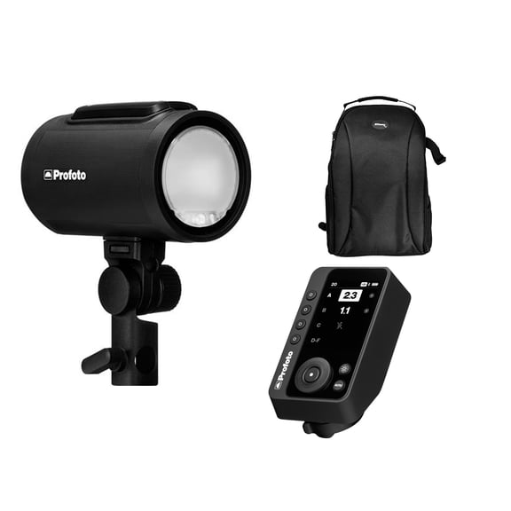PROFOTO A2 Flash Head with Profoto Connect PRO for Fujifilm and Camera Backpack