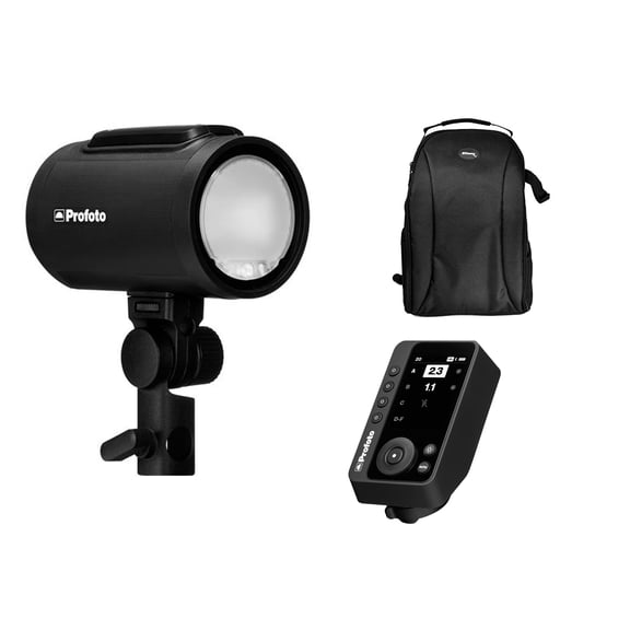 PROFOTO A2 Flash Head with Profoto Connect PRO for Sony and Camera Backpack
