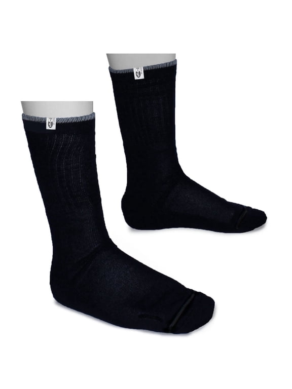 Fire Resistant Nomex Socks for Auto Racing SFI 3.3 (PN388, 1 Pair, Black, X-Large)