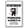 thumbnail image 1 of PROGRAMMER Decal parking street code hacker geek IT computer internet | Indoor/Outdoor | 7" Tall, 1 of 4