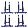 thumbnail image 1 of ProGuard Offroad 4-Point Safety Harness – Blue  2" Heavy-Duty Nylon Straps  Universal Fit for UTV, ATV, SxS  Compatible with Polaris, Can-Am, Kawasaki, Yamaha. Soft Shoulder Pads (4PK), 1 of 9