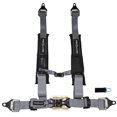 thumbnail image 1 of ProGuard Offroad Harness (Gray) with 2" Straps, 4 Points of Contact & Seat Belt Bypass Clip for All UTVs incl Polaris, Can-Am, Kawasaki, etc, 1 of 9
