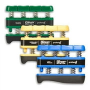 PROHANDS Gripmaster Hand Exerciser, Finger Exerciser Hand Grip Strengthener, Spring-Loaded, Finger-Piston System, Isolate and Exercise Each Finger, Set of 3 Green, Yellow, Blue