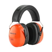 PROHEAR 012 Noise Reduction Earmuff, 28dB NRR Noise Cancelling Headphones, Adjustable Hearing Protecion Muffs for Snowblowing Mowing Construction Woodworker Shooting Hunting - Orange