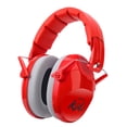 thumbnail image 1 of PROHEAR 032 2.0 Noise Cancelling Headphones for Kids - 25dB Noise Reduction - Adjustable Sensory Ear Protection Muffs for Concert, Fireworks, Monster Truck Shows, School - Red, 1 of 9