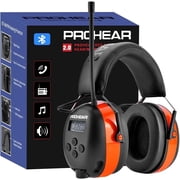 PROHEAR 033 2.0 Upgraded Bluetooth Hearing Protection AM FM Radio Headphones - 31SNR Noise Reduction Ear Muffs with Long-Lasting Stable Rechargeable Battery - 5