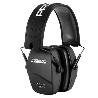 PROHEAR Shooting Ear Protection 26dB Noise Reduction Safety Earmuffs, Black
