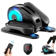 PROHIKER Under Desk Elliptical Machine Electric, Ellipse Leg Exerciser for Seniors Fully Assembled, Portable and Quiet Pedal Exerciser with Remote Control and LCD Display Monitor