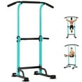 thumbnail image 1 of PROHIKER Power Tower Dip Station, Pull Up Bar Stand Power Rack with Backrest, Height Adjustable Strength Training Equipment for Fitness Home Workout, Blue, 1 of 8