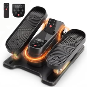 PROHIKER Under Desk Elliptical Machine, Electric Seated Pedal Exerciser Ellipse Leg Exerciser with Remote Control and LCD Display and 12 Adjustable Speeds, Leg Exerciser While Sitting for Seniors
