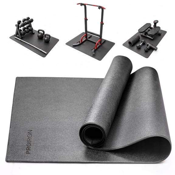 PROIRON 45in x 32in Anti-Slip PVC Exercise Protective Flooring Mat, Reduce Noise