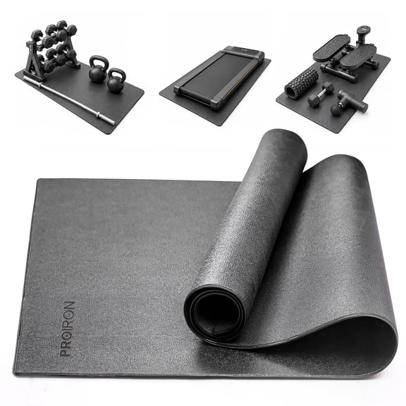 PROIRON 48in x 24in Anti-Slip PVC Exercise Protective Flooring Mat, Reduce Noise