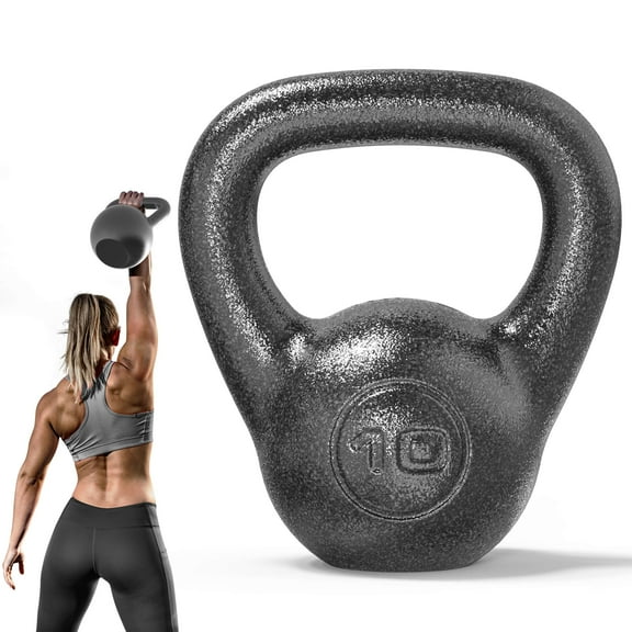 PROIRON Cast Iron Kettlebell 10Lb, Single