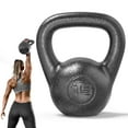 thumbnail image 1 of PROIRON Cast Iron Kettlebell 15Lb, Single, 1 of 7