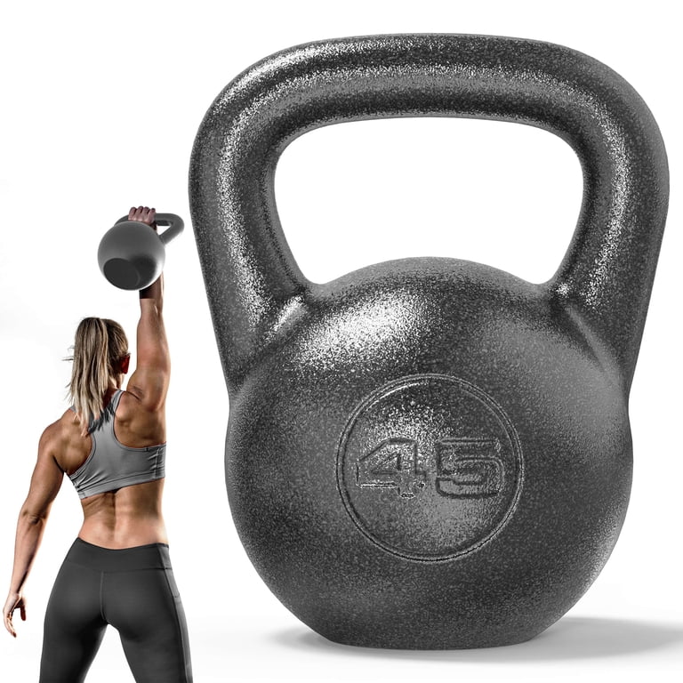 PROIRON Cast Iron Kettlebell 45Lb, Single - Walmart.com