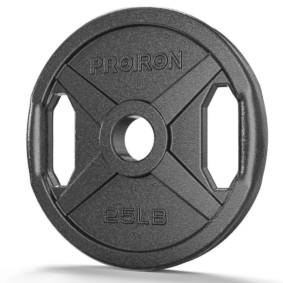 PROIRON Cast Iron Olympic Plate 25Lb, Single