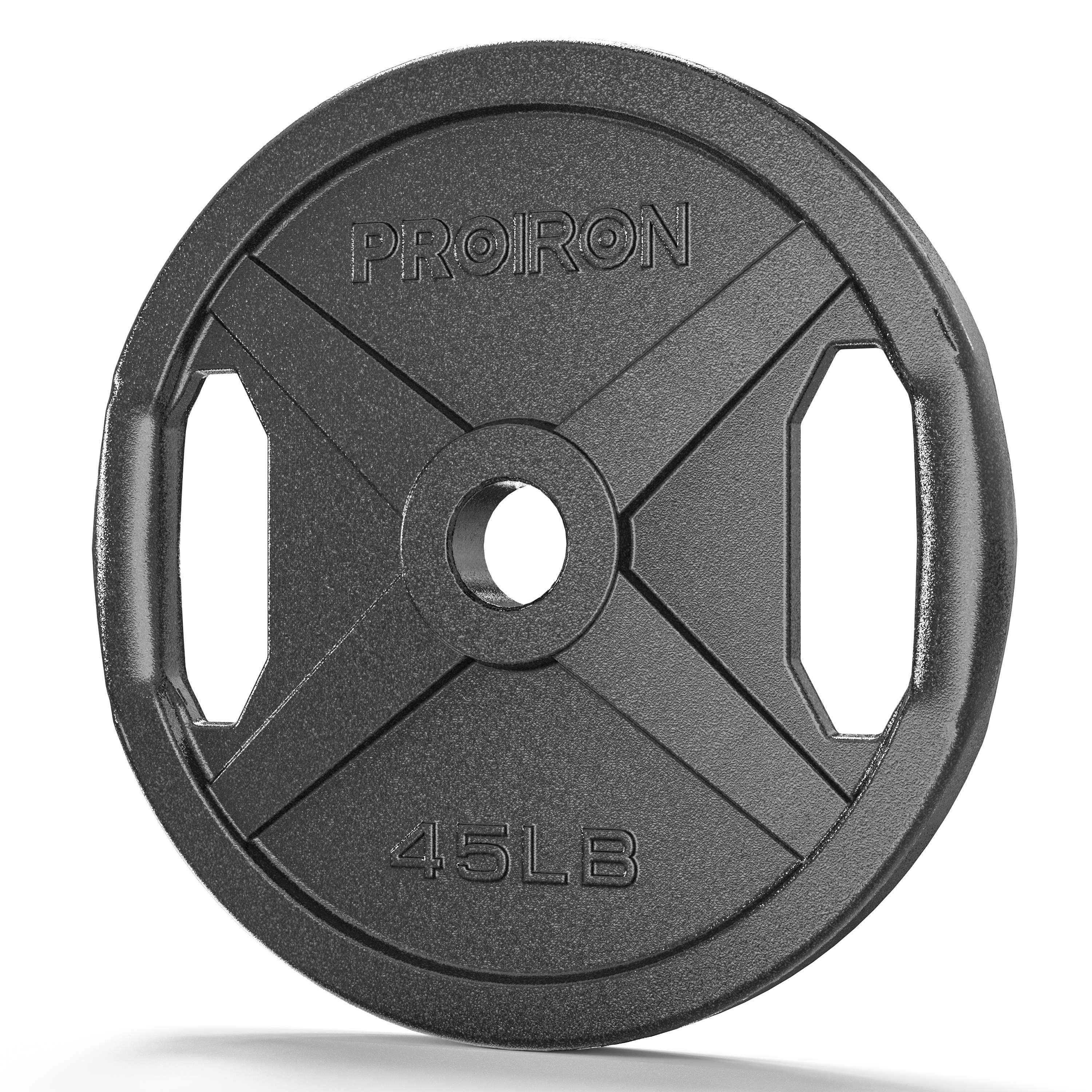 PROIRON Cast Iron Olympic Plate 45Lb, Single