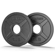PROIRON Cast Iron Olympic Plate 5Lb, Pair