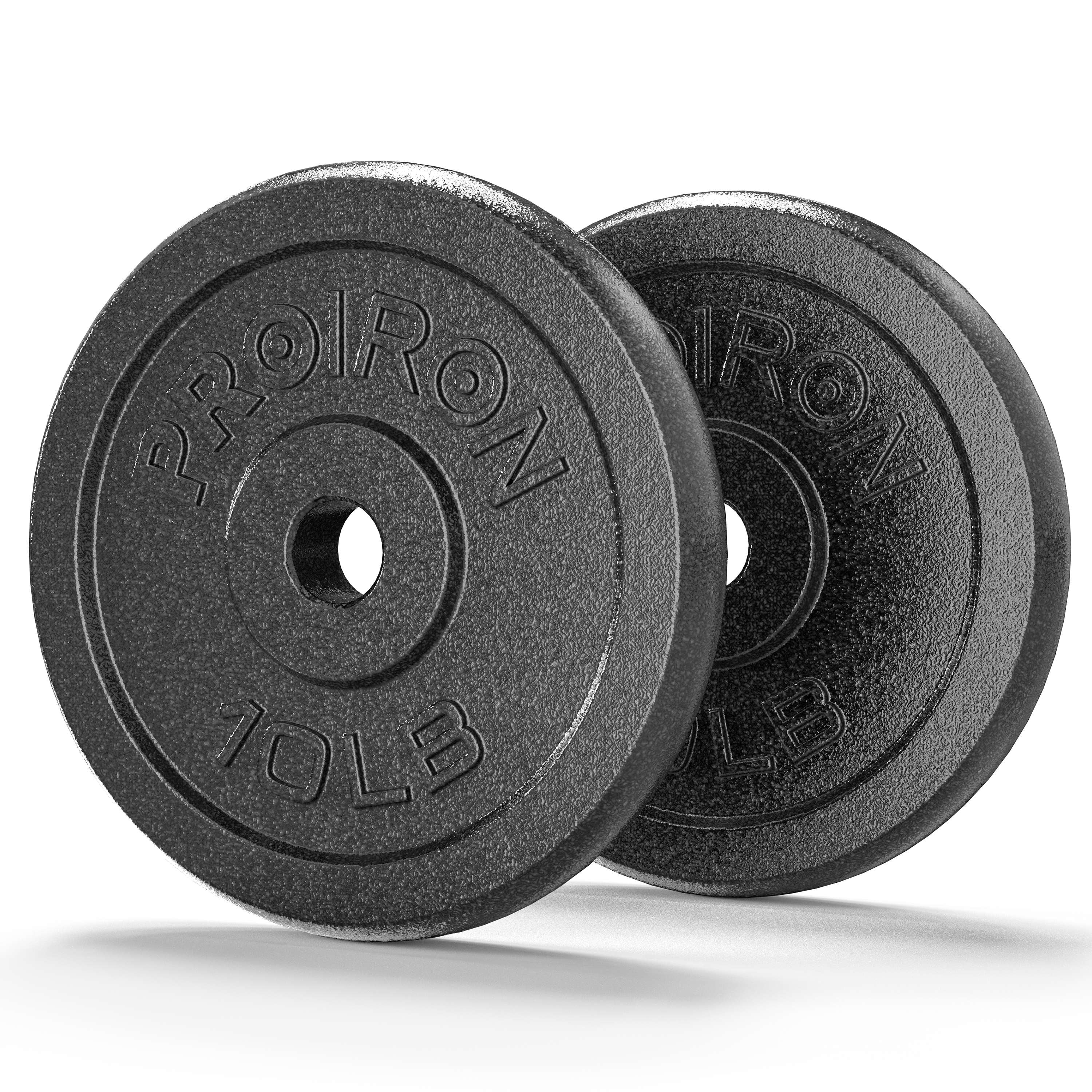 PROIRON Cast Iron Standard Plate 10Lb, Pair