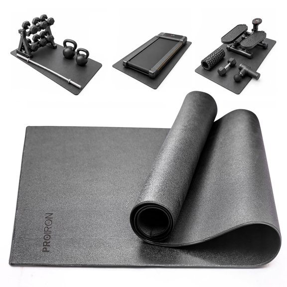 PROIRON 48in x 24in Anti-Slip PVC Exercise Protective Flooring Mat, Reduce Noise