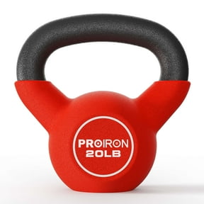 PROIRON Neoprene Coated Kettlebell 20Lb, Single