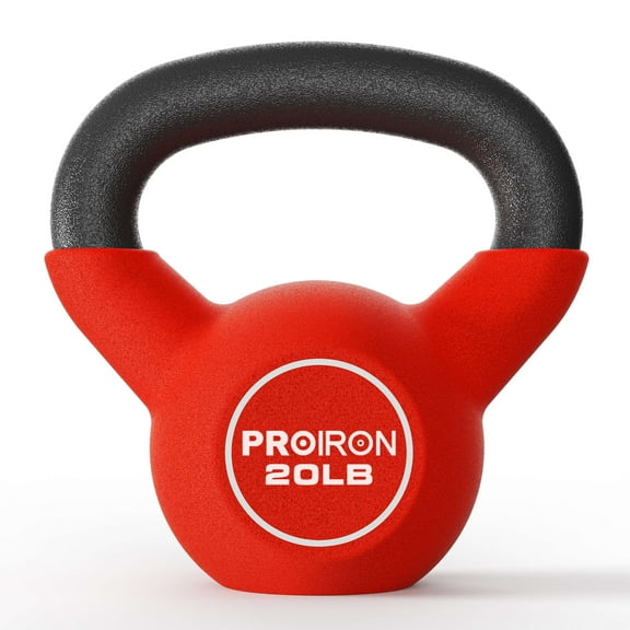 PROIRON Neoprene Coated Kettlebell 20Lb, Single