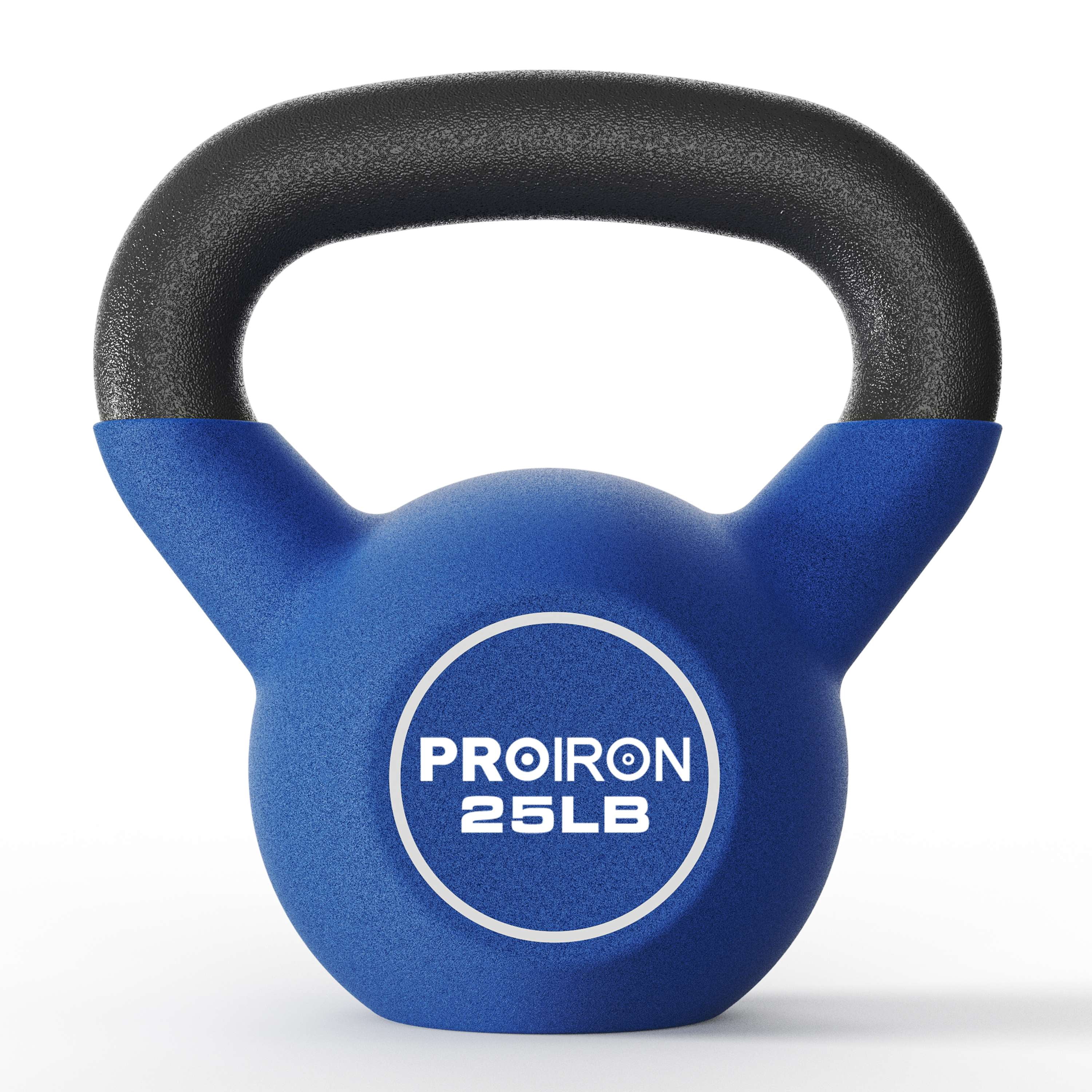 PROIRON Neoprene Coated Kettlebell 25Lb, Single