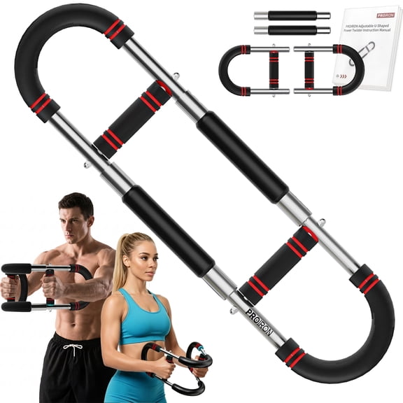 PROIRON Twister Arm Trainer, U-Shape Multi-Purpose Design, 3 Adjustable Levels, Full Body Exercise - Heavy