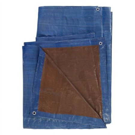 PROJBB1012 Poly Tarps Blue & Brown - 10 x 12