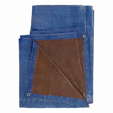 PROJBB2030 Poly Tarps Blue & Brown - 20 x 30