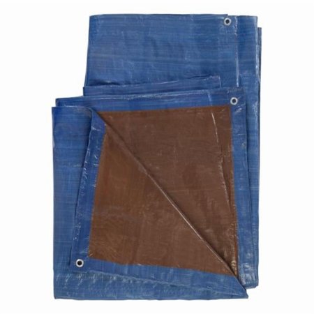PROJBB2436 Poly Tarps Blue & Brown - 24 x 36