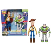 Disney and Pixar Toy Story 5 Interactables Woody & Buzz Lightyear Figures 12 Inch, Conversation