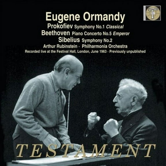 PROKOFIEV: SYMPHONY NO. 1 'CLASSICAL'; BEETHOVEN: PIANO CONCERTO NO. 5 'EMPEROR'; SIBELIUS: SYMPHONY NO. 2