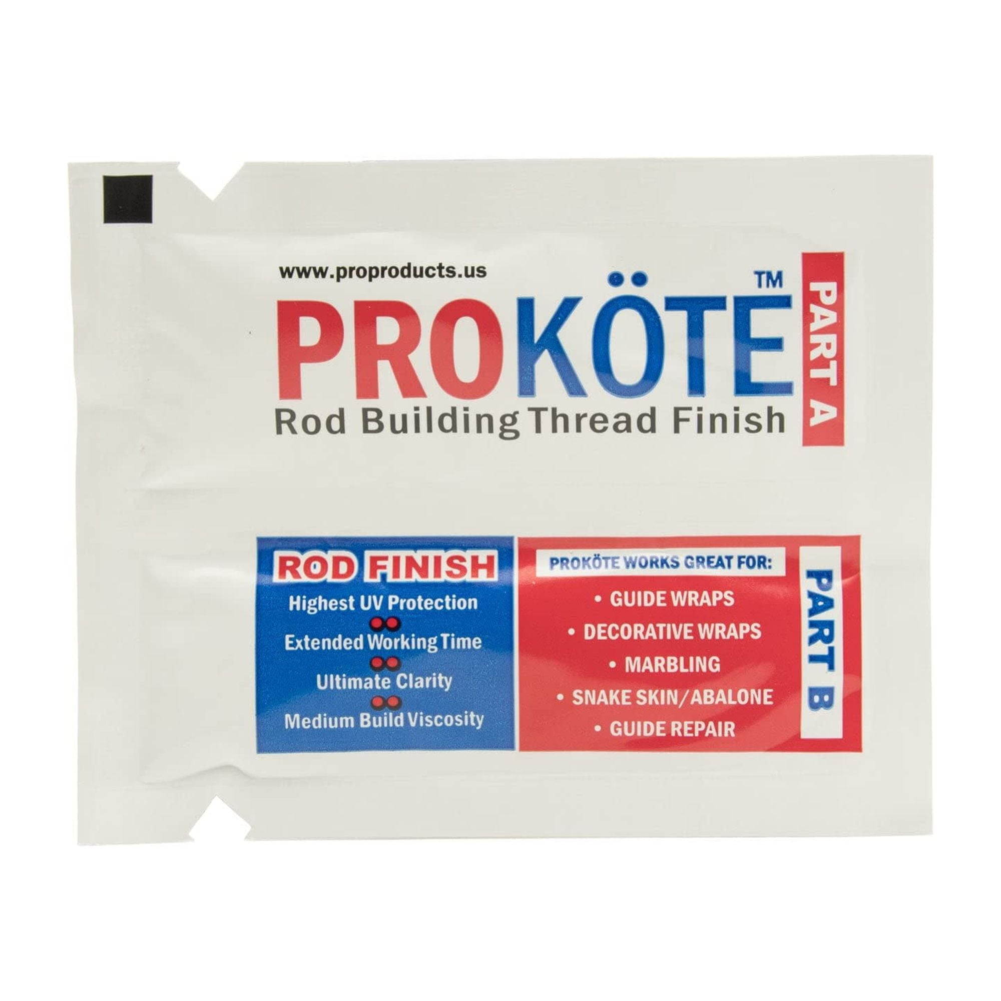 PROKTE Fishing Rod Building Thread Finish (6g Packet)
