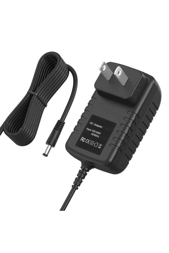 12V AC/DC Adapter Compatible with Boifun BFN-163 BFN163 15.6" Portable TV with Antenna DVD Player 5000mAh Power Supply Cord Cable Charger PSU