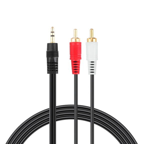 PROKWR 3.5mm To 2 RCA Audio Cable Compatible with Dell AY410 Multimedia Computer Speaker ICES-003