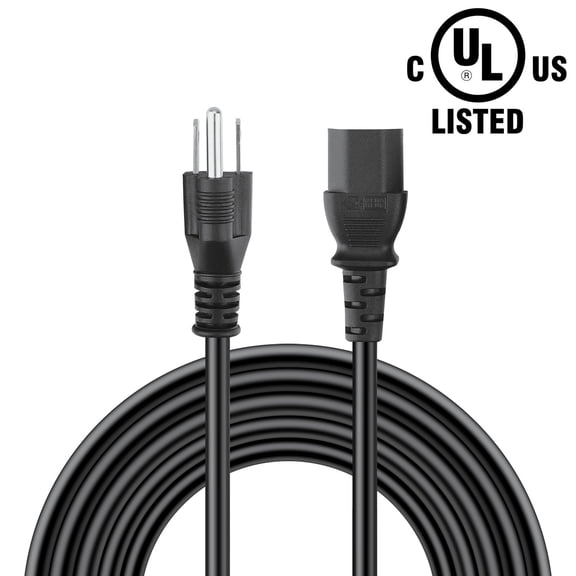 PROKWR 3 Prong AC Power Cord Charger Compatible with Anbull 030S Professional Ultrasonic Cleaner Machine 4.5L 6.5L 90W 180W 100V-240V Power Supply Adapter Cable