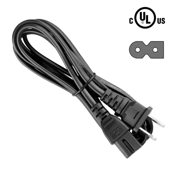 PROKWR Power Cord flat Fig8 Cable Compatible with Pfaff Creative 2.0 3.0 2144 2170 Sewing Machine Power Supply Charging Cable Plug Lead