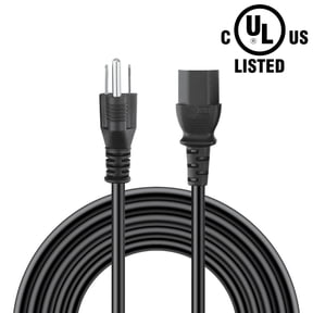 PROKWR UL AC Power Cord Compatible with EMB EQB75 19'' Rack Mount Dual 10 Band 4 Spectrum Equalizer US