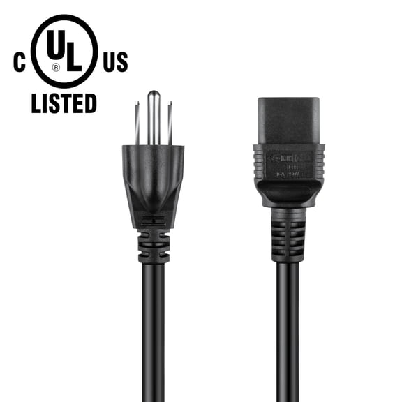 PROKWR UL AC Power Cord Compatible with OUPES Mega 2 S2 / 2 Pro Portable Power Station 2048Wh LiFePO4 Battery Solar Generator Charger Cable
