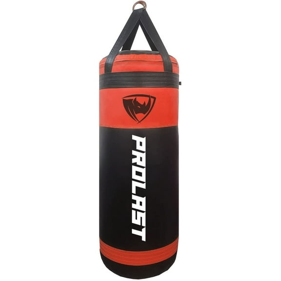 PROLAST 4FT XL Heavy Punching Bag Special Edition KNOCK OUT RED