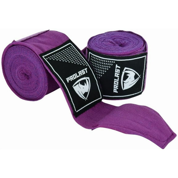 PROLAST Boxing MMA 180 in Hand Wraps Pro Stretch Made in USA(Violet)