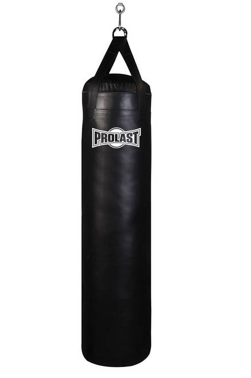 PROLAST 100 Lb Boxing MMA Training Filled Heavy Hanging Punching Bag, Black  